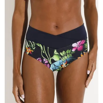Kalhotky Plavkové kalhotky s vysokým pasem Banna nám. modrá/vícebarevná 48