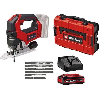 Přímočará pila EINHELL Professional Set kmitací pila AKU TP-JS 18/135 Li BL + příslušenství 4326626 (1x4 Ah Plus)