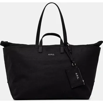 Kabelka Bavlněná kabelka A.P.C. LE DRUMMER TOILE COHMP.F67046 černá 99X, vel. ONE SIZE