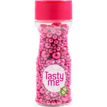 Čokoláda Směs metalických perel RŮŽOVÁ 75g - bezlepek