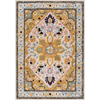 Kusový koberec Wool Loop Dahlia Yellow/Multi - doprava zdarma