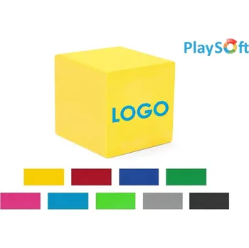 ostatní stavebnice PlaySoft Velká molitanová KOSTKA PlaySoft vlastní POTISK 40x40 cm