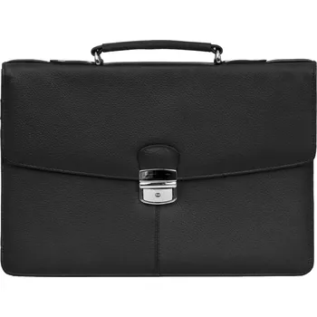 Pánská aktovka Kožená aktovka 112-6004 černá Olliver, Arwel