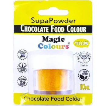 Potravinářské barvivo Prášková barva do čokolády Magic Colours (5 g) Choco Yellow
