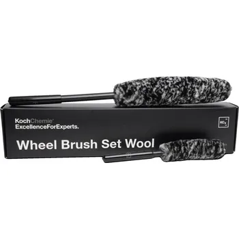 Koch Chemie Wheel Brush Set – Sada vlněných kartáčů na čištění disků 2ks