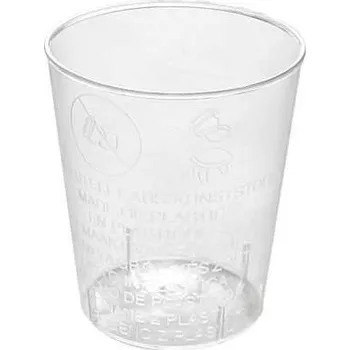 Jednorázové nádobí Kelímek na alkohol 20 ml, PS, transparentní 50ks