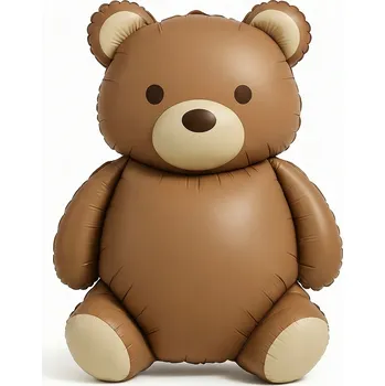 Balónek Fóliový balónek Medvídek hnědý 89x65 cm