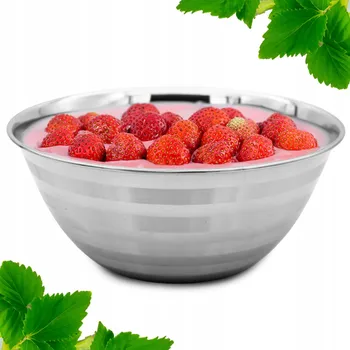 Miska z nerezové oceli nerezová mísa 21,5 cm nádoba do kuchyně