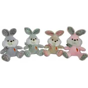 plyšák Králíček se zajíčkem a mrkví 15 cm MIX /Sun-Day