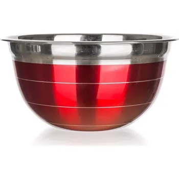 BANQUET Mísa nerezová AVANZA, 16,5cm, červená