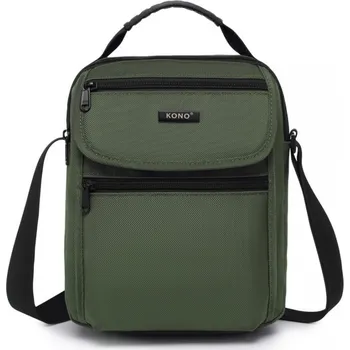 Odolná pánská crossbody taška Kono - zelená