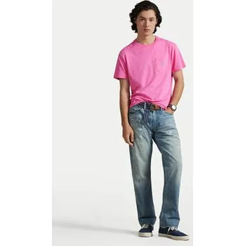 Oblečení a móda Polo Ralph Lauren T-Shirt 710671438511 Růžová Custom Slim Fit S