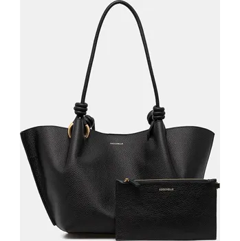 Kabelka Kožená kabelka Coccinelle FINN E1.U07.11.02.01 černá 99X, vel. ONE SIZE