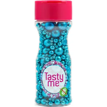 Čokoláda Směs metalických perel MODRÁ 75g - bezlepek