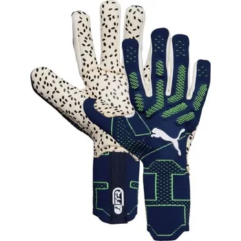 Brankářské rukavice Pánské brankářské rukavice Puma FUTURE ULTIMATE NC 9 Modrá, Světle zelená, Bílá