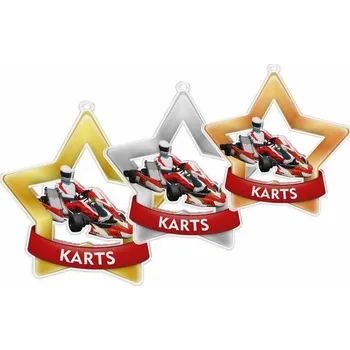 Poháry Bauer Akrylátová medaile MDASTARM19 | Motorsport