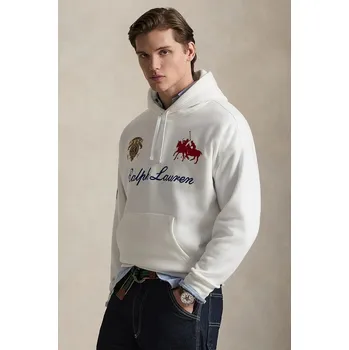 Pánská mikina Mikina Polo Ralph Lauren 710B14217 béžová 01X, vel. XXL