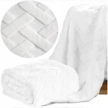 Prostěradlo Deka Eurofirany z mikrovlákna 70 cm x 160 cm bílá