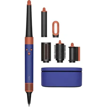 Kulma Dyson Airwrap i.d.™ Straight + Wavy Vinca Blue/Topaz Rozbaleno, komplet balení, zánovní stav: Pouze vyzkoušeno, rozbaleno, komplet balení, zánovní stav