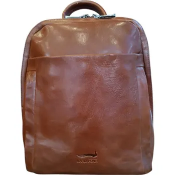 Městský batoh Dámský kožený batoh Marta Ponti koňakový 8106005. COGNAC