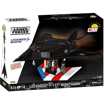 Stavebnice COBI Americký útočný letoun Lockheed F-117 Nighthawk COBI 5902 - Limited Edition Armed Forces 1:48