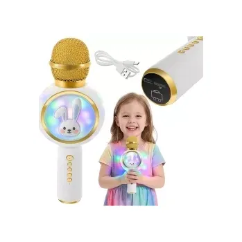 Mikrofon Bezdrátový karaoke mikrofon Izoxis 27047 bílý