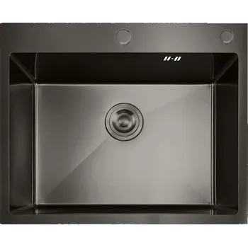 Nerezový dřez Nerezový dřez MIXXUS MH5843 GRAPHITE se sifonem, grafitový