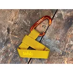 TAHLO Poutko s karabinou PREMIUM - Tonyho Sakra-Žlutá (pouze karabina)