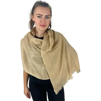 Šátek Dámský šátek 90 x 175 cm Fine 23-04 béžový