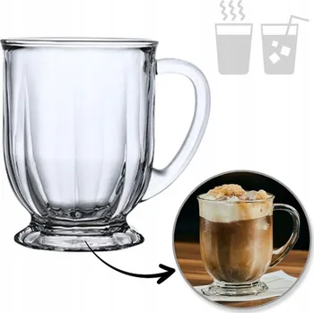 Sklenice Sklenice na kávu a čaj Ecarla 500 ml 1 ks