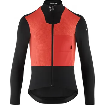 Cyklistická bunda zimní bunda ASSOS EQUIPE R HABU Winter Jacket S11 Lolly Red L
