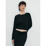 Tričko s dlouhými rukávy - M - House - černá - 614JL-99X