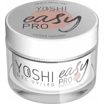 Lak na nehty Yoshi stavební gel na nehty EASY PRO Gel UV LED cover natural 50 ml