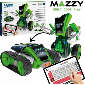 Robot Xtrem Bots - Dálkově ovládané vozidlo Robot Mazzy pro výuku programování