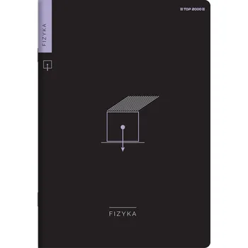 Sešit Sešit na FYZIKU Školní sešity A5 60 Listů s MŘÍŽKOU Sada 10 Kusů