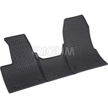 autokoberec Gumové koberce Ford Tourneo Custom, 2018 ->, 2 i 3 místa, automat