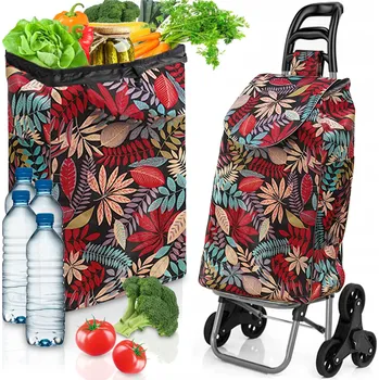 Nákupní vozík Pixel, vícebarevný