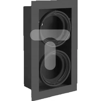 Stropní svítidlo zapuštěné GTV 50 W GU10 35 cm černé