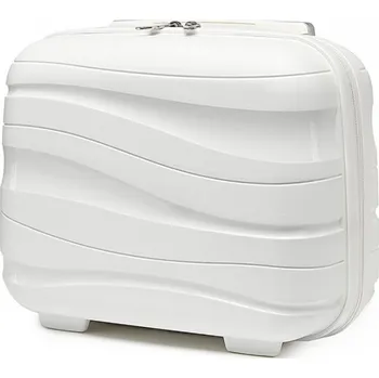 Kosmetický kufr KONO toaletní pouzdro K2094L - polypropylen - bílá - 11L K2094L