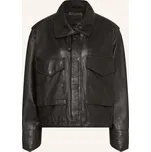 Allsaints Dámská Kožená Bunda Clay, černá, 32