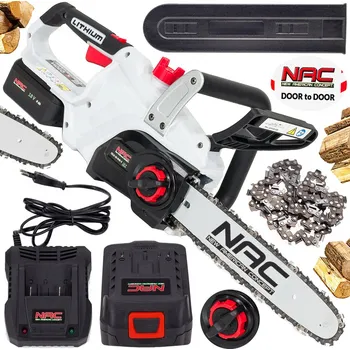 Motorová pila Akumulátorová řetězová pila NAC 30 cm, 18 V, 4 Ah, lišta Oregon