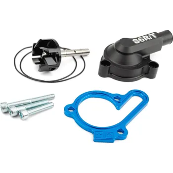 Chlazení pro motocykl Vodní pumpa s vysokým výkonem vč. víka Stage6 R/T modrá Derbi Euro 3 / 4