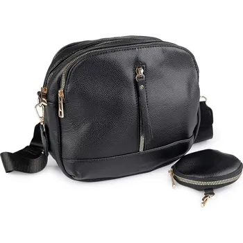 Kabelka Dámská kabelka s pouzdrem 25x21 cm - 3 černá