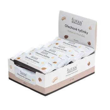 Vyrobeno pro ŠUFAN Ořechová tyčinka Kokosová s mandlemi - 20x 33 g