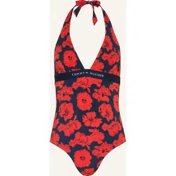Dámské plavky Tommy Hilfiger Dámské Plavky S Vázáním Za Krkem, červená /...