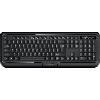 Klávesnice GENIUS KB-118 ver. II/ Drátová/ PS2/ černá/ CZ+SK layout