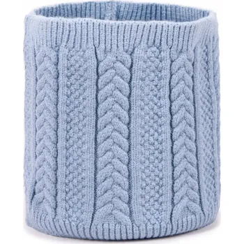 Šála YoClub šedý Nákrčník Vzorovaný Šála Rolák silný Cop ZIMNÍ viskóza 21cm