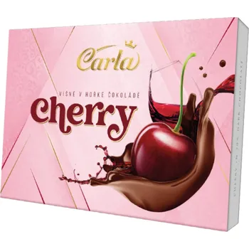 Cukrovinka Višně v hořké čokoládě - Carla 190g