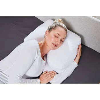 Polštář Polštář na spaní na boku s bavlněným potahem