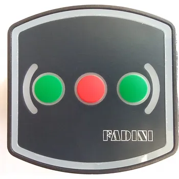 příslušenství k bráně Meccanica Fadini S.r.l. ZERO.PB trojtlačítkový vypínač povrchový, pro venkovní použití, otevírá - stop - zavírá.